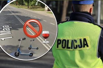 Golin-Kolonia: Jechała hulajnogą po drodze krajowej. Na dodatek pod wpływem alkoholu