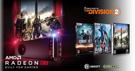 The Division 2, Resident Evil 2 i Devil May Cry 5 za darmo przy zakupie kart Radeon RX