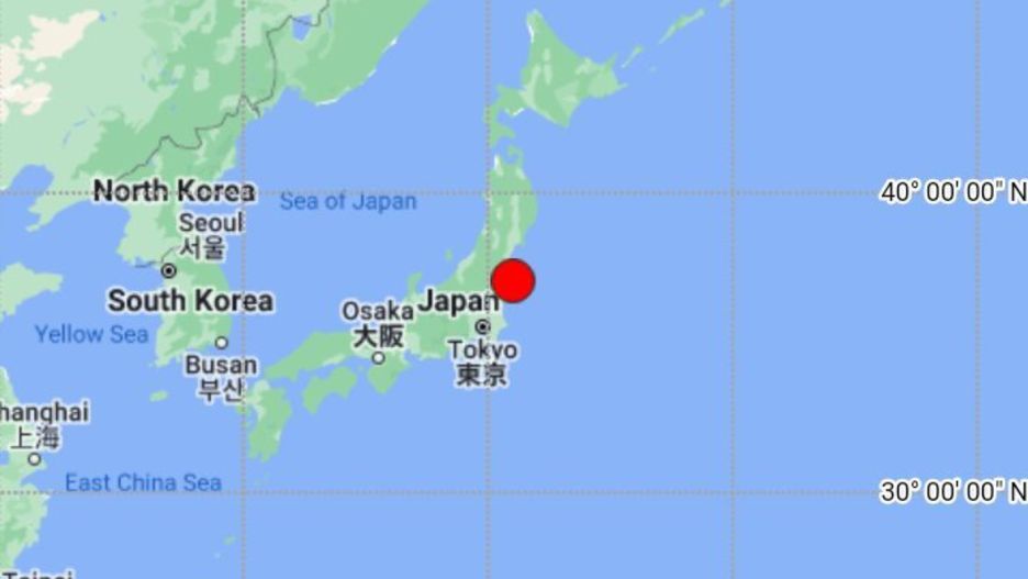 Trzęsienie ziemi w Japonii