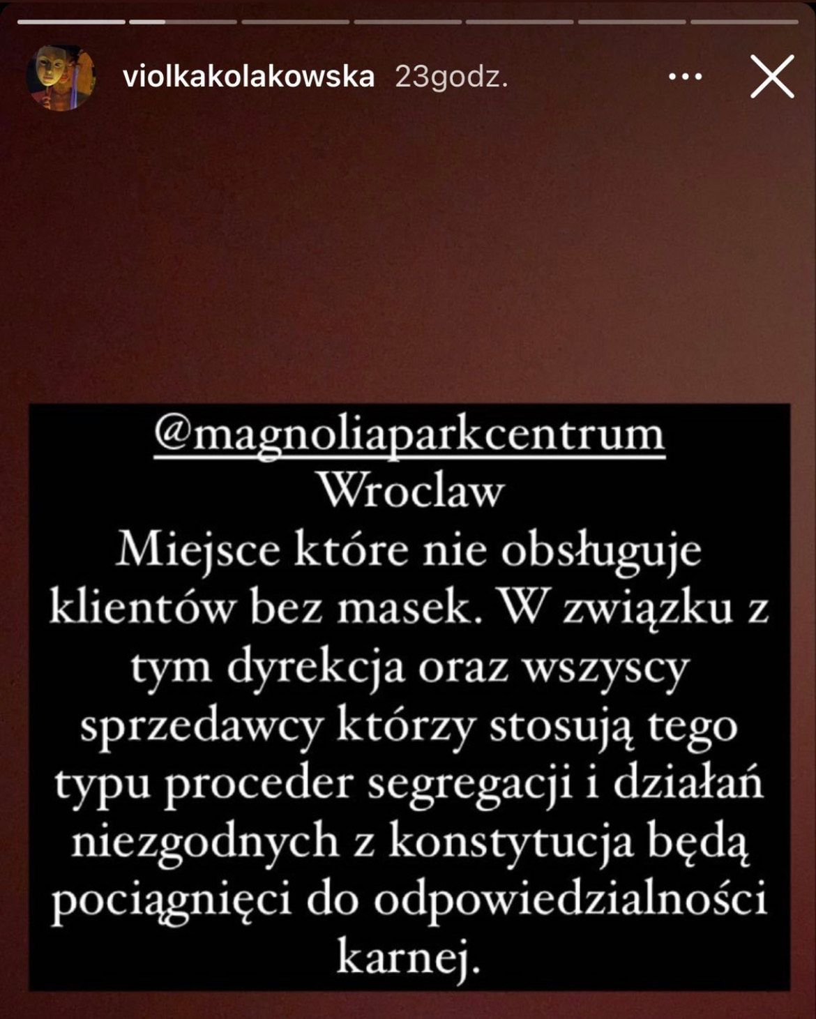 Viola Kołakowska zapowiada wojnę przeciwko sprzedawcom z Wrocławia