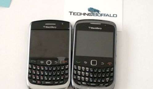 BlackBerry Curve 9300 - prototyp złapany na wideo