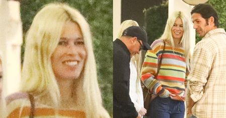 54-letnia Claudia Schiffer "przyłapana" podczas rodzinnego spotkania