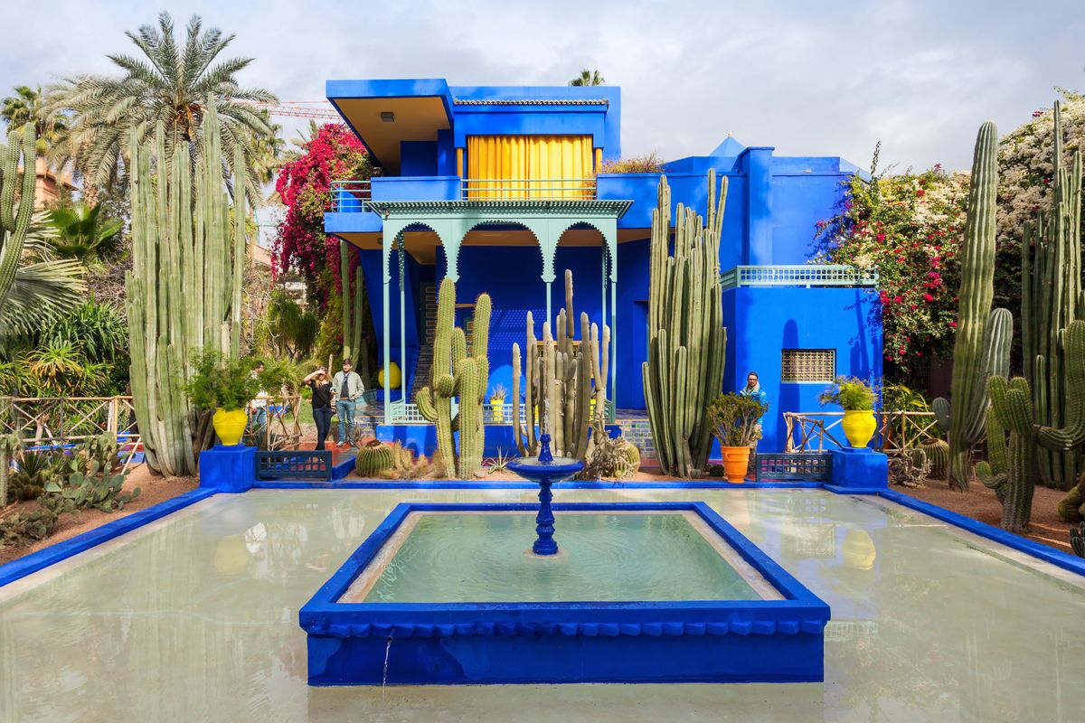 Ogród Jardin Majorelle w Marrakeszu
