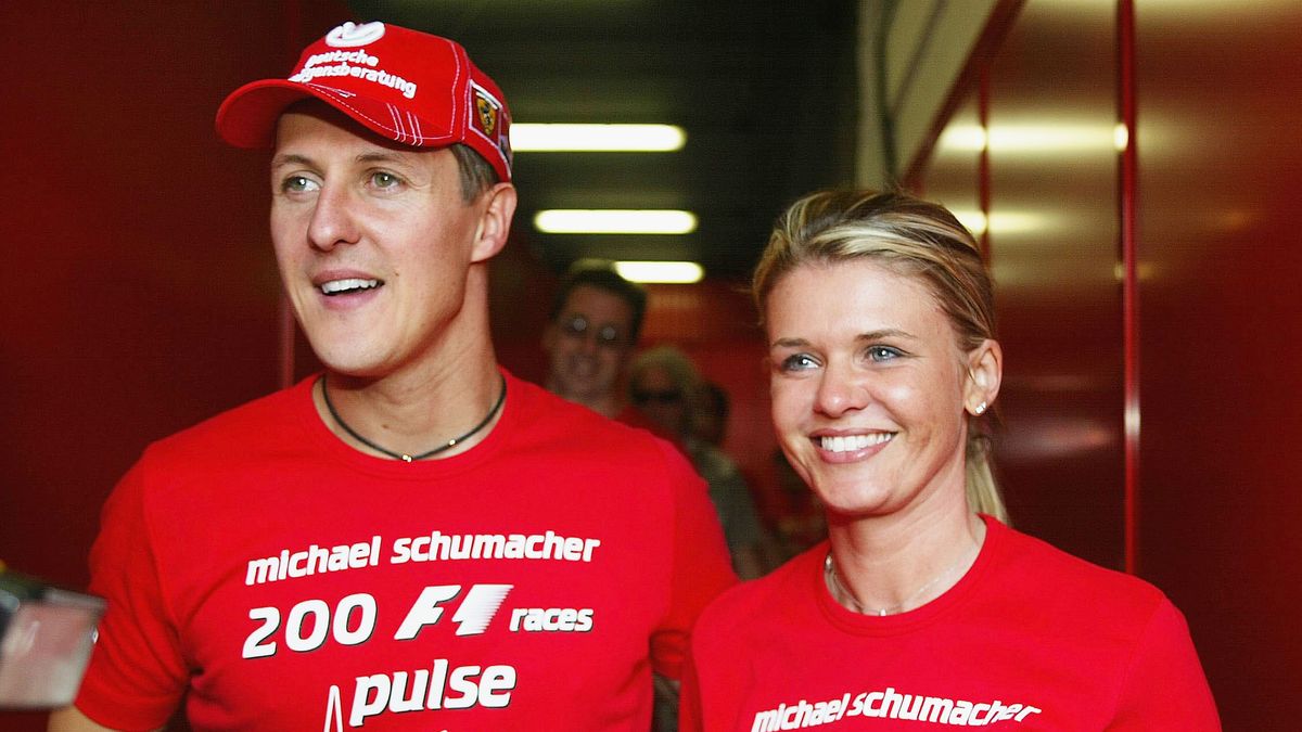 Getty Images / Na zdjęciu: Michael i Corinna Schumacher