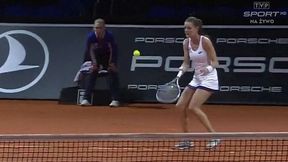 WTA Stuttgart: Firmowy skrót Agnieszki Radwańskiej
