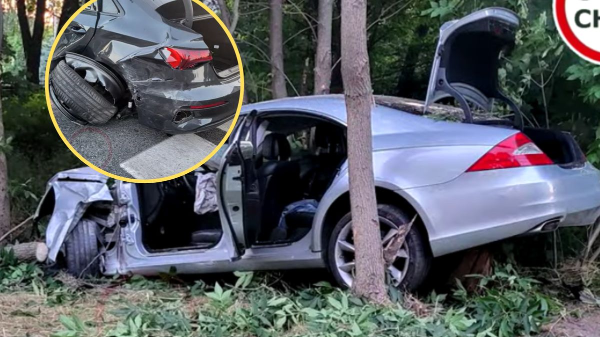 Mercedes pędził z prędkością 100 km/h