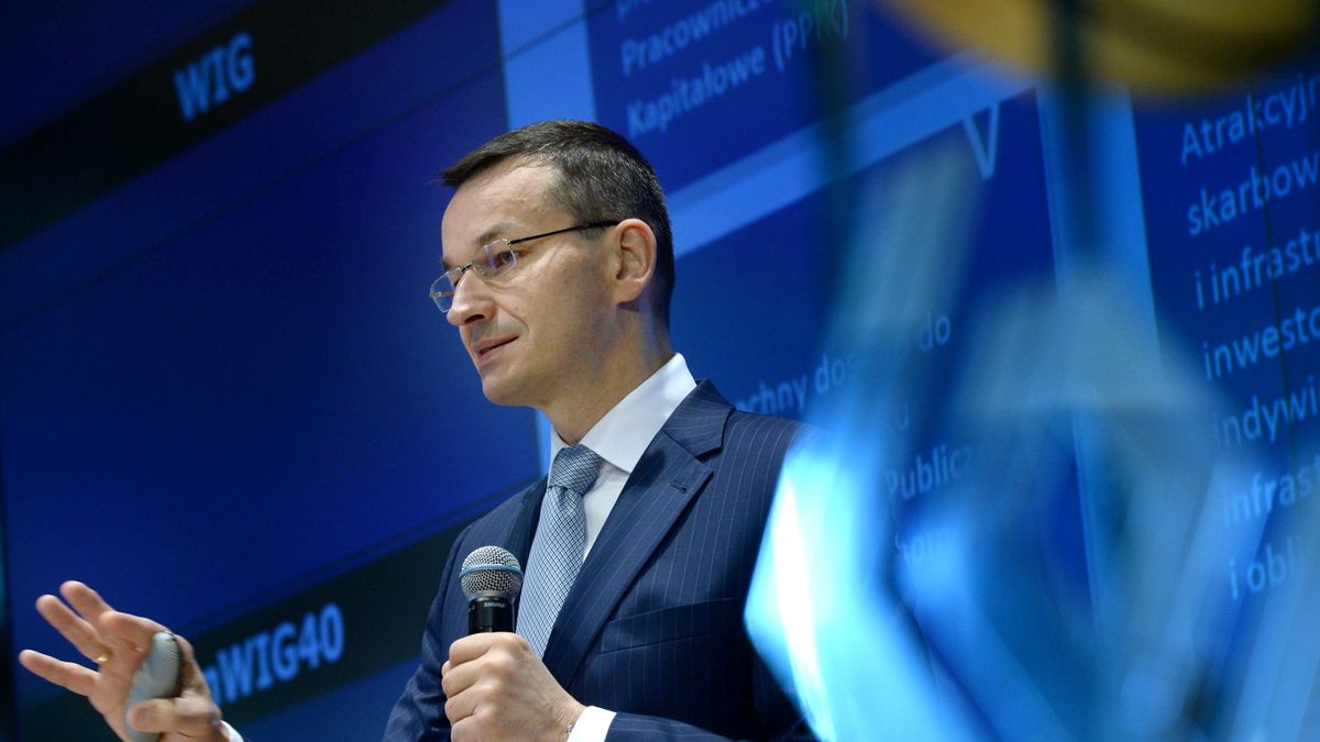 Minister Mateusz Morawiecki