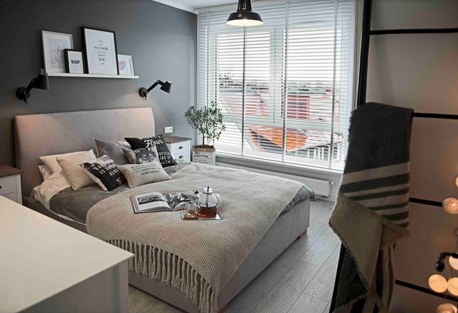 Освещение в спальне над кроватью