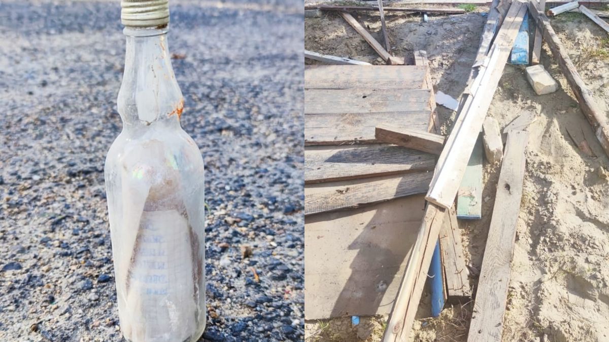 Zaskakujące odkrycie w trakcie wyburzania sanitariatu 