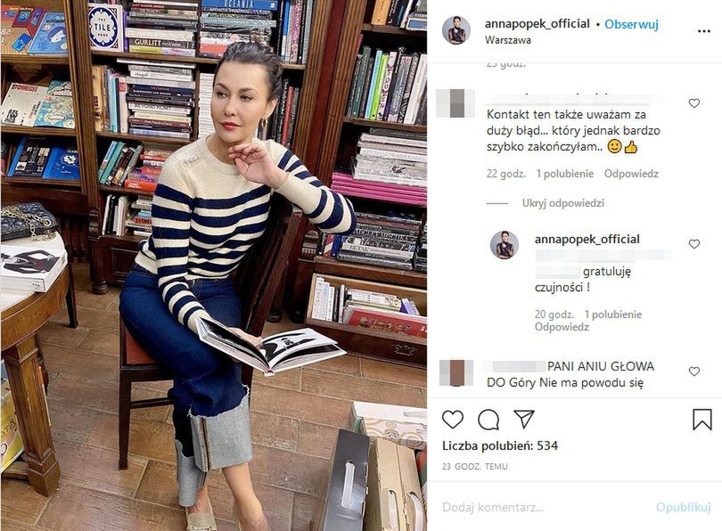 Anna Popek potwierdza rozstanie z partnerem