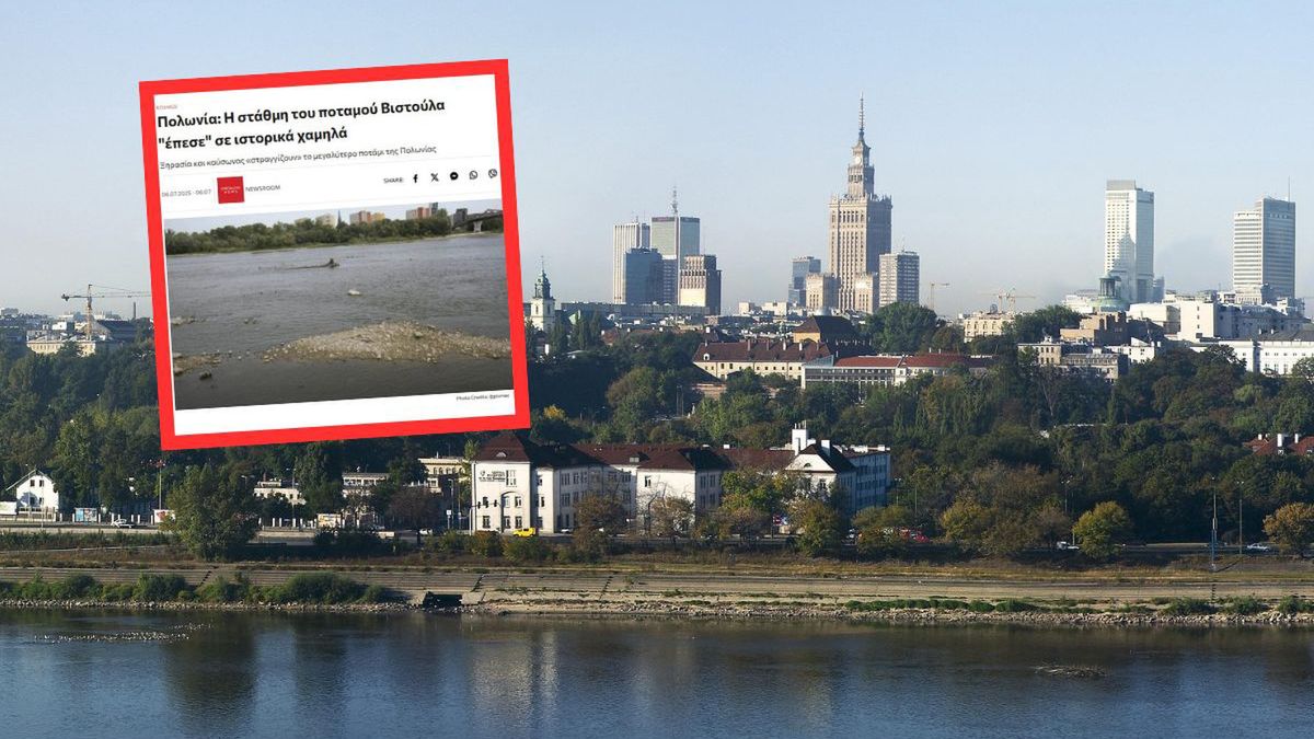 Poziom Wisły spadł do 18 cm. To historyczny rekord