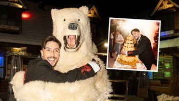 Tort z oscypków hitem na urodzinach Kwiatkowskiego. "Kulinarny Oscar"