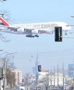 Największy samolot na świecie wylądował w Warszawie [WIDEO]