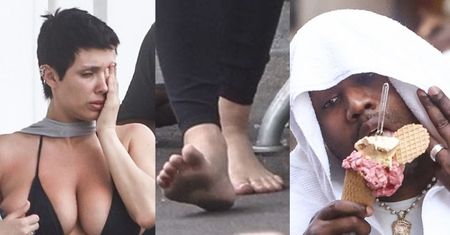 LEDWO ŻYWA Bianca Censori paraduje BOSO po Florencji na wakacjach z Kanye Westem (ZDJĘCIA)