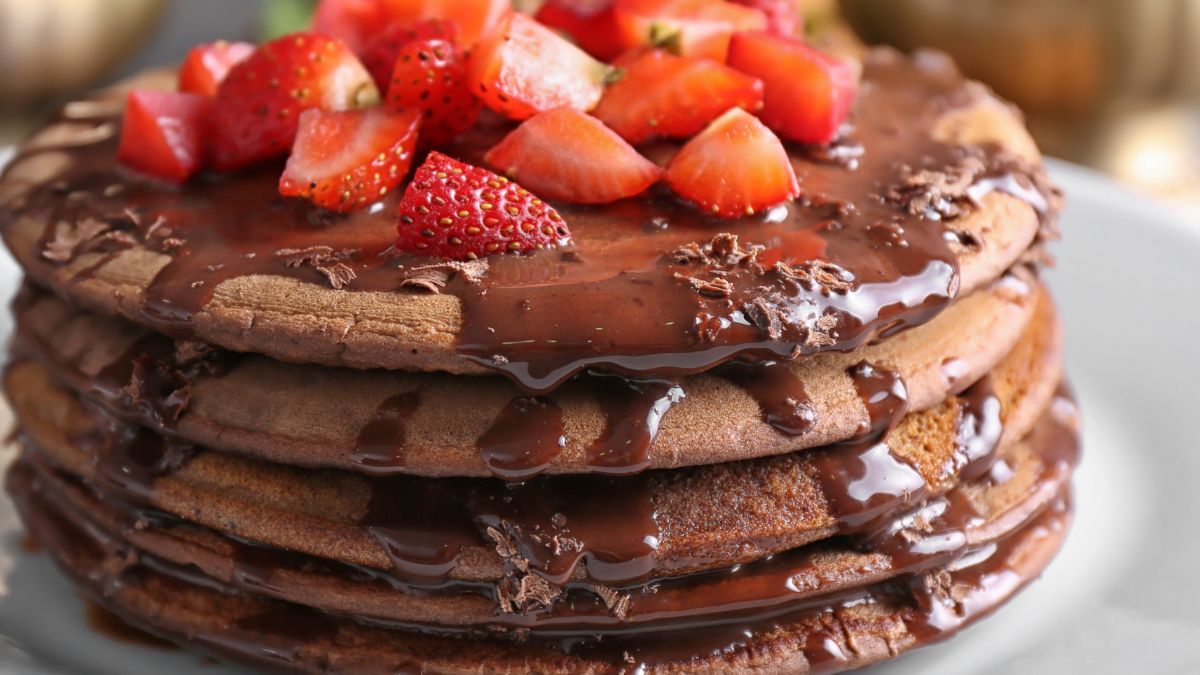 Placki czekoladowe bardzo szybko znikają