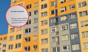 W bloku trwa remont. Pokazała, co "sprawcy" zostawili pod drzwiami