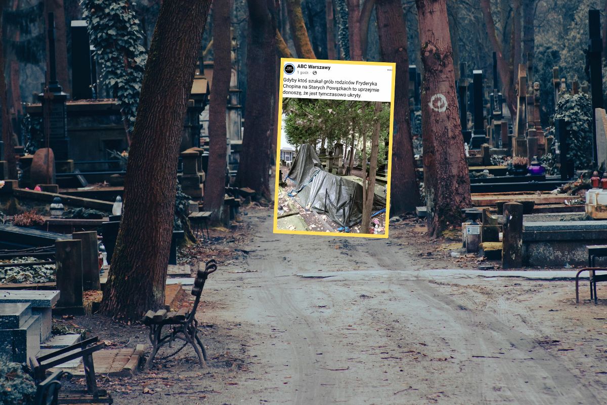 Zasłonili grób rodziców Chopina. "Szkoda, że właśnie teraz"
