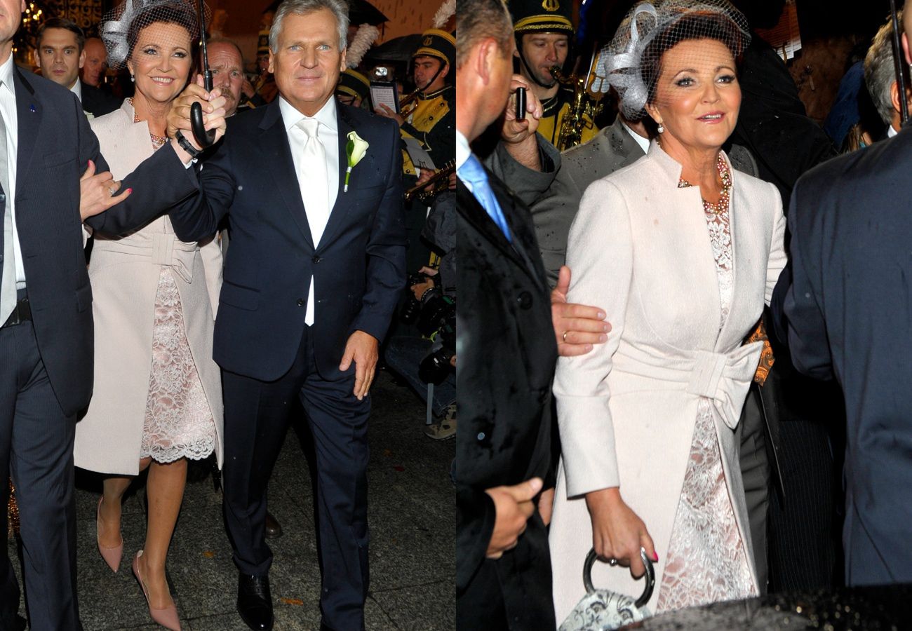 Jolanta Kwaśniewska na ślubie córki