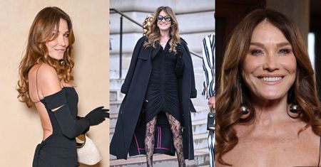 57-letnia Carla Bruni zadaje szyku na paryskim Tygodniu Mody