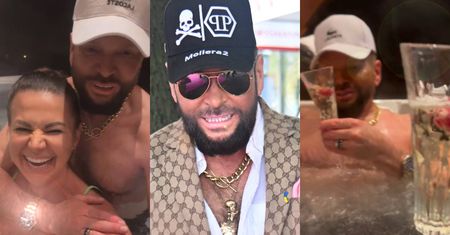 Milioner Rutkowski zażywa luksusu w jacuzzi. Fani łapią się za głowę: "On śpi w tej czapce?"
