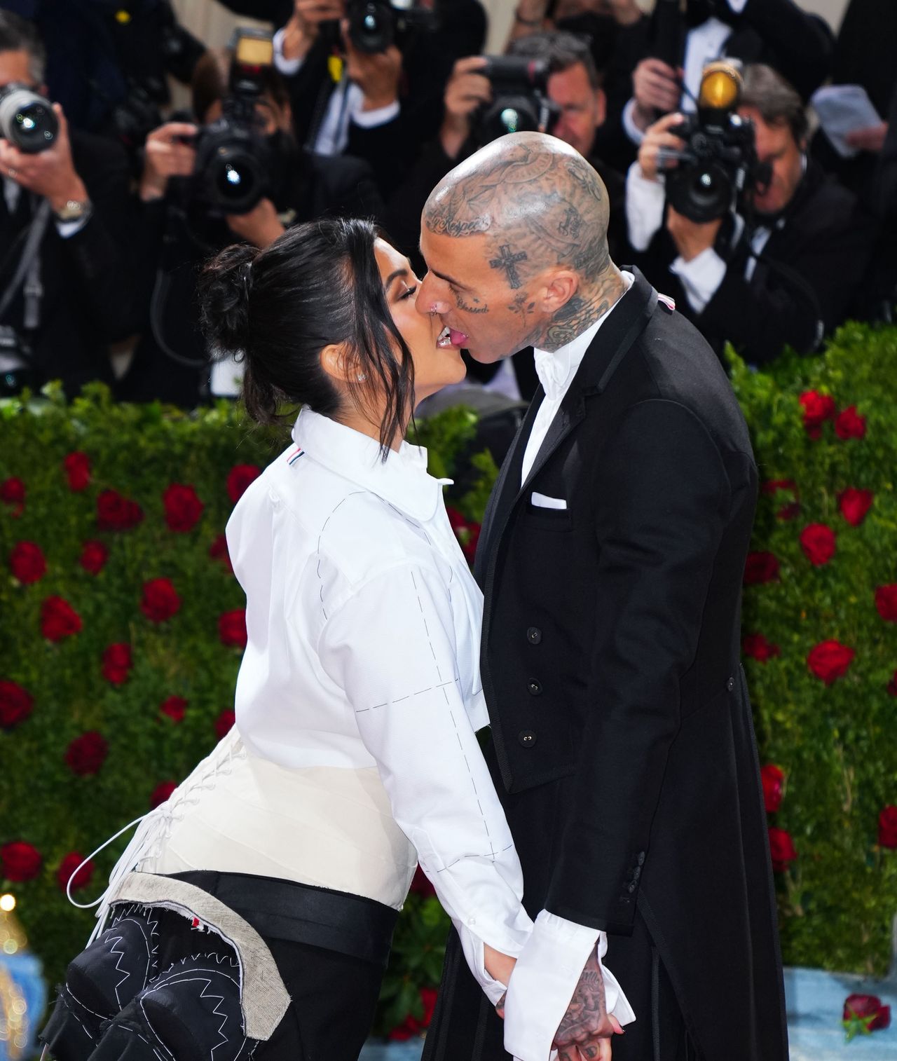 Kourtney Kardashian and Travis Barker