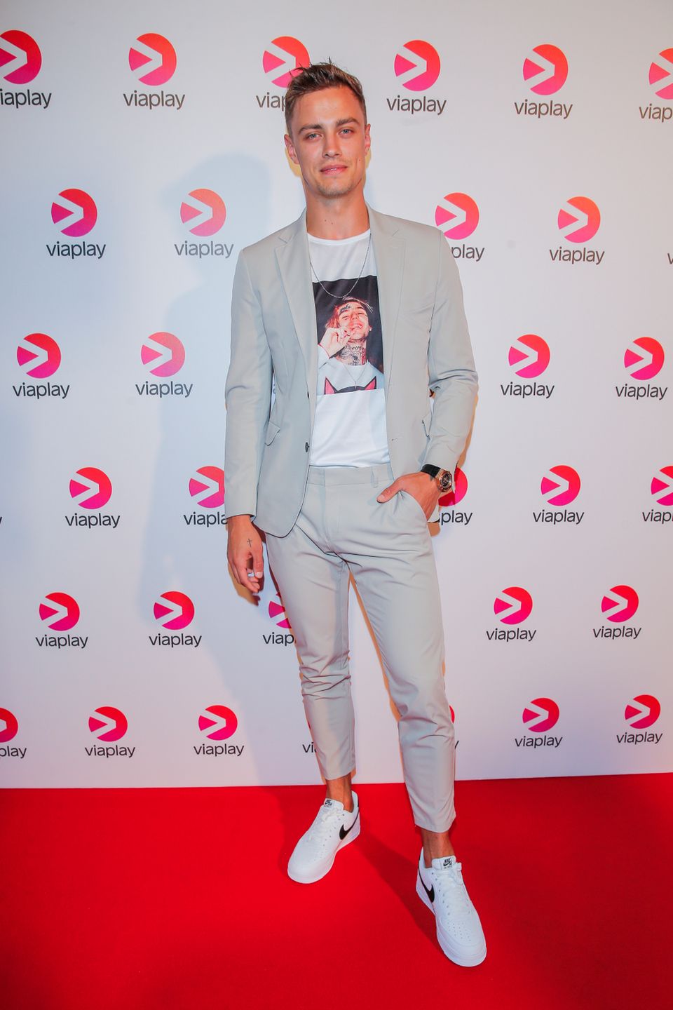 Rafał Jonkisz na evencie platformy Viaplay