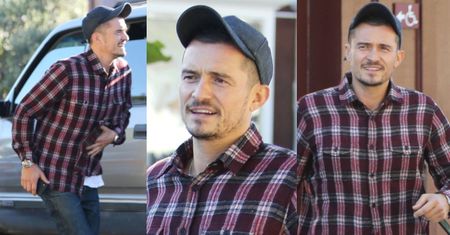 Orlando Bloom wozi się po Kalifornii w stylizacji "na tatuśka"