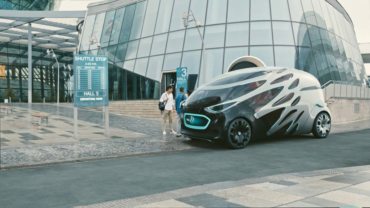 Transport przyszłości będzie opierał się na autonomicznych rozwiązaniach. (fot. materiały prasowe Mercedes)