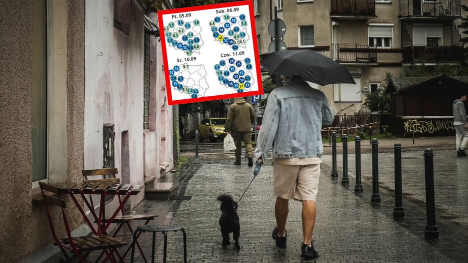 Pogoda zapowiada się deszczowa