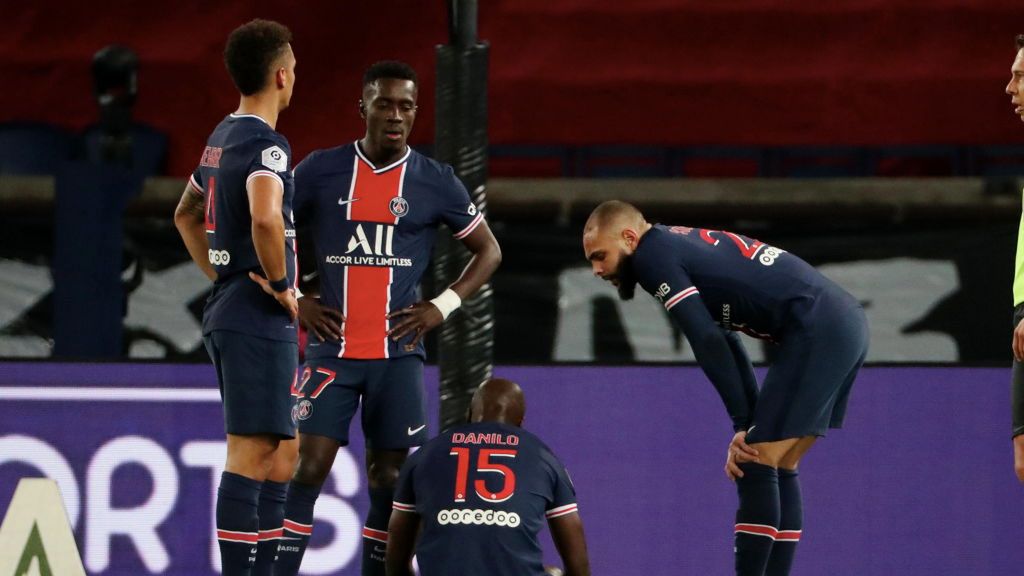 Getty Images / Xavier Laine / Na zdjęciu: piłkarze PSG