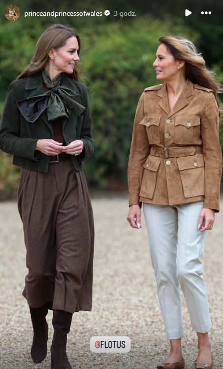 Księżna Kate i Melania Trump