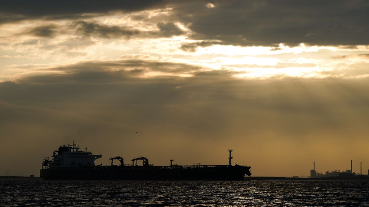 TEESSIDE, ENGLAND - MARCH 09: The ‘Tavistock Square’ crude oil tanker, leaves the ConocoPhillips oil terminal after loading on March 09, 2026 in Teesside, England. Global oil prices have risen to their highest levels since 2022 following an escalation of the US-Israel war with Iran. Brent crude, the international benchmark, surged past the $100 psychological threshold. Liquid Natural Gas (LNG) prices have also seen a 50% increase since the US and Israel attacked Iran. The war has  effectively closed the Strait of Hormuz  which sees over a fifth of the global oil and LNG trade pass through narrow gulf. (Photo by Ian Forsyth/Getty Images)