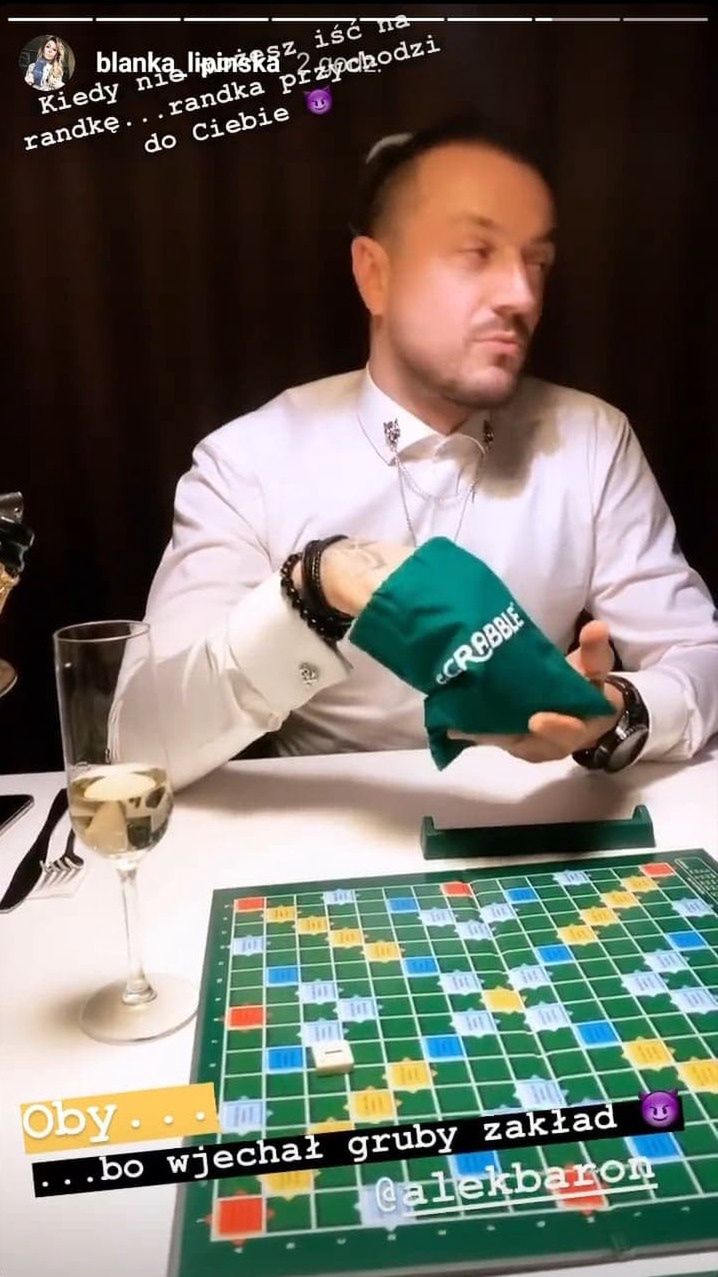 Domowa randka Blanki i Barona na Instagramie