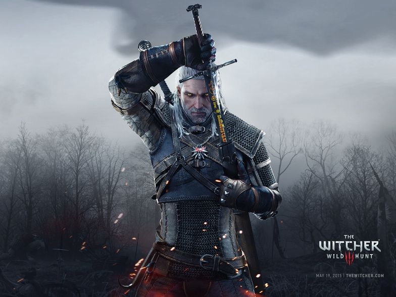 Geralt z Rivii - bohater kultowej serii książek i gier "Wiedźmin"