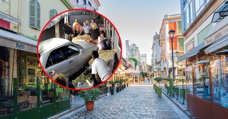 Koszmar w Grecji. Samochód wjechał do restauracji pełnej ludzi