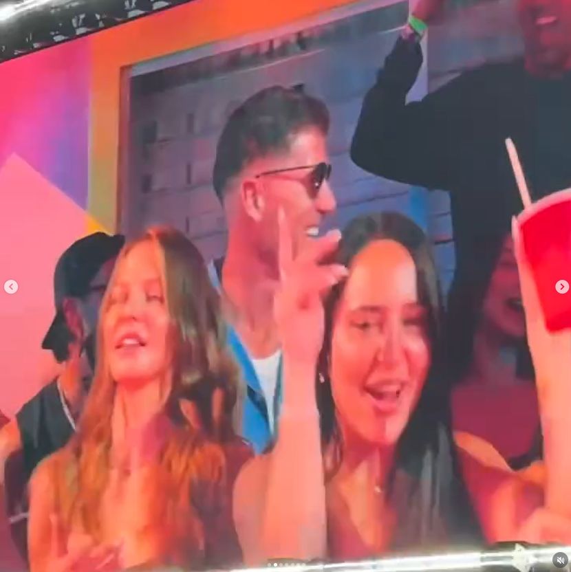 Anna i Robert Lewandowscy na koncercie Bad Bunny'ego