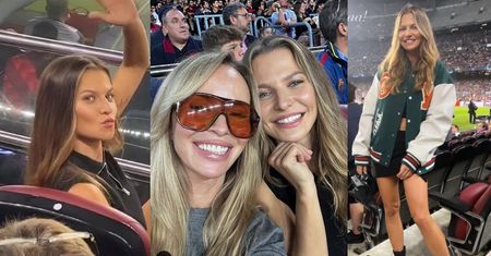 Największa fanka FC Barcelony Anna Lewandowska zachwyca się hymnem "Barcy" i kibicuje mężowi u boku Joanny Przetakiewicz (FOTO)
