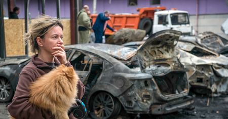 Zmasowany atak rosyjskich dronów na Charków. Cztery osoby ranne