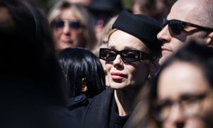 Doda na pogrzebie Łukasza Litewki w Sosnowcu. Wokalistka nie kryła emocji