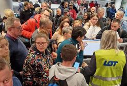 Dantejskie sceny na lotnisku. Pasażerom puszczają nerwy