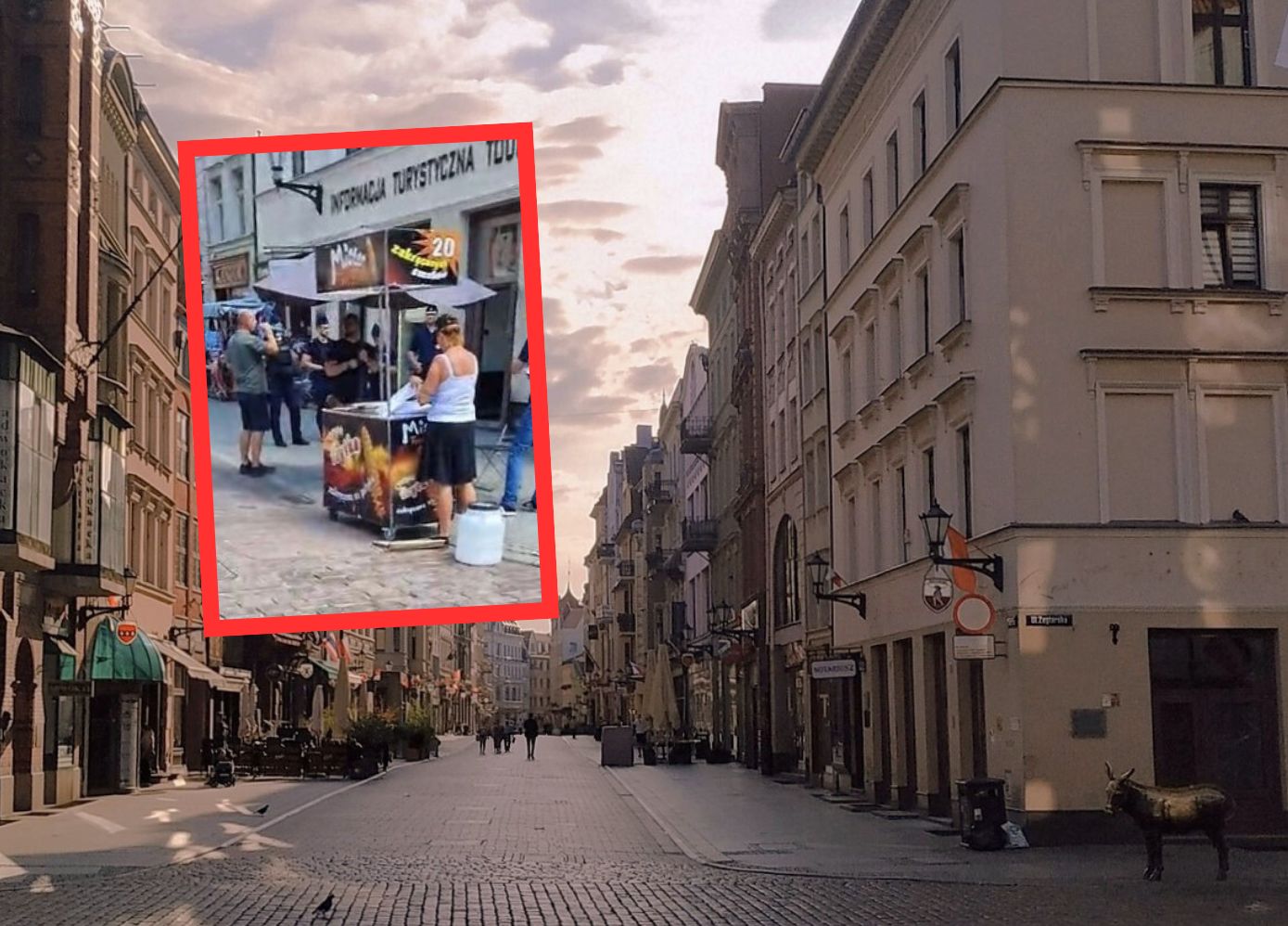 Dostawał do 8 tys. zł kary dziennie. Policja zajęła się Panem Frytką