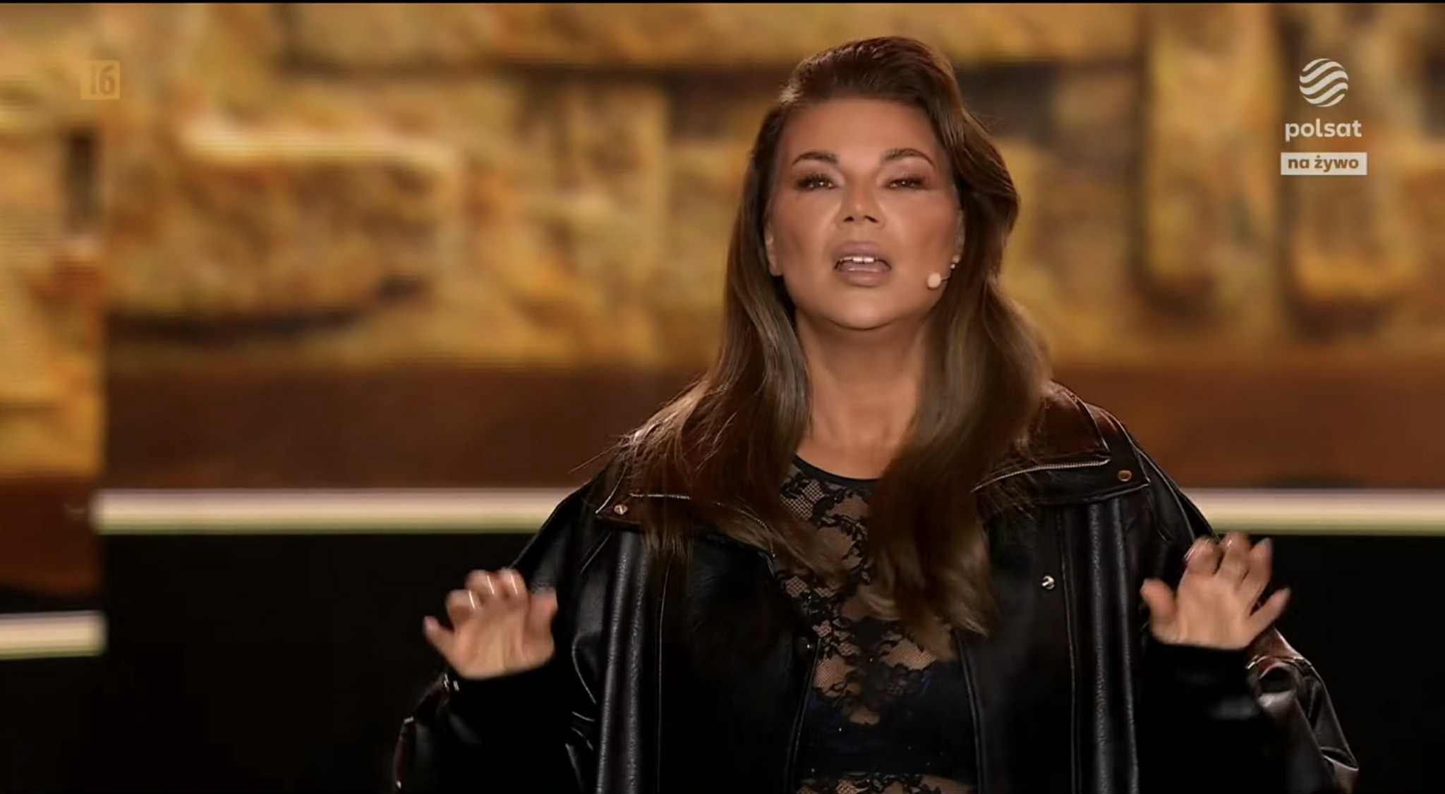 Edyta Górniak na scenie Świętokrzyskiej Gali Kabaretowej