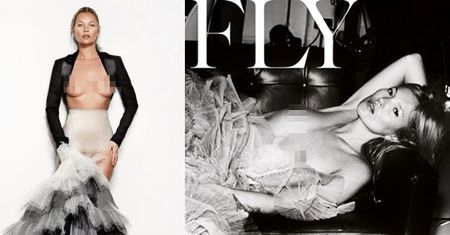 39-letnia Kate Moss POKAZUJE NAGIE PIERSI! Seksowna?