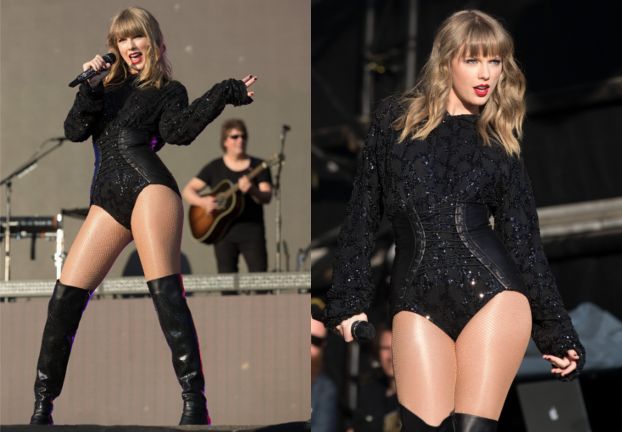 Dorodna Taylor Swift występuje na festiwalu