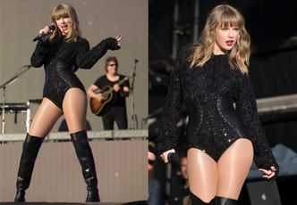 Dorodna Taylor Swift występuje na festiwalu