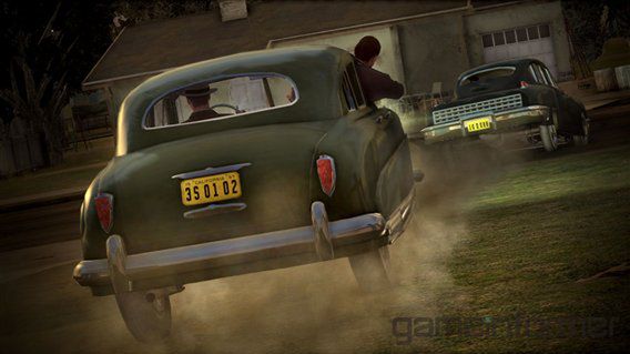 Na obrazkach z L.A. Noire uwagę przyciąga zakrwawiona rura