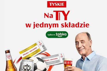 Dariusz Szpakowski we wspólnej kampanii Żabki i piwa Tyskie