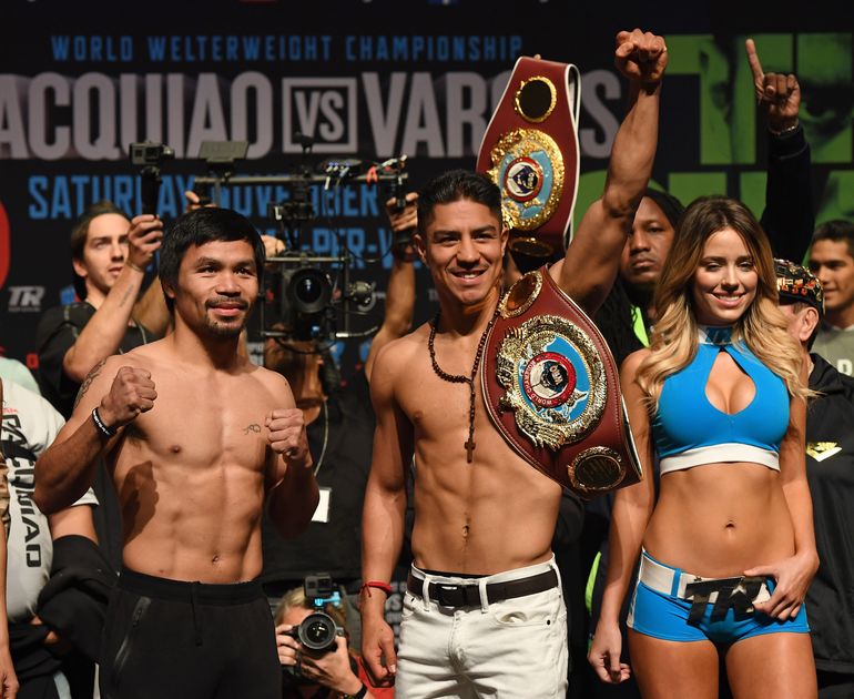 Manny Pacquiao [L] vs Jessie Vargas [P]