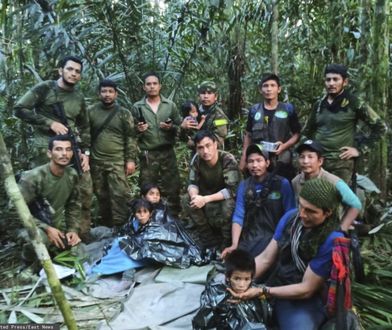 Cudowne ocalenie dzieci po 40 dniach w dżungli