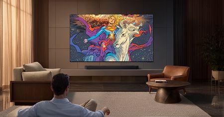 Nie tylko telewizor. Samsung pokazuje OLED jak obraz na ścianie